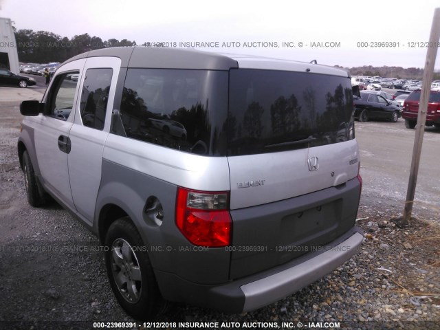 5J6YH18514L007832 - 2004 HONDA ELEMENT EX SILVER photo 3