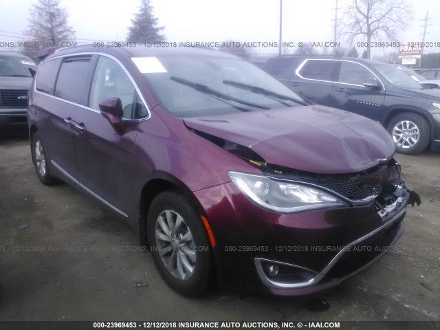 2C4RC1BG4JR178175 - 2018 CHRYSLER PACIFICA TOURING L Բորդո լուսանկար 1