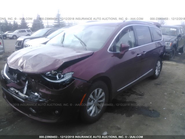 2C4RC1BG4JR178175 - 2018 CHRYSLER PACIFICA TOURING L Բորդո լուսանկար 2