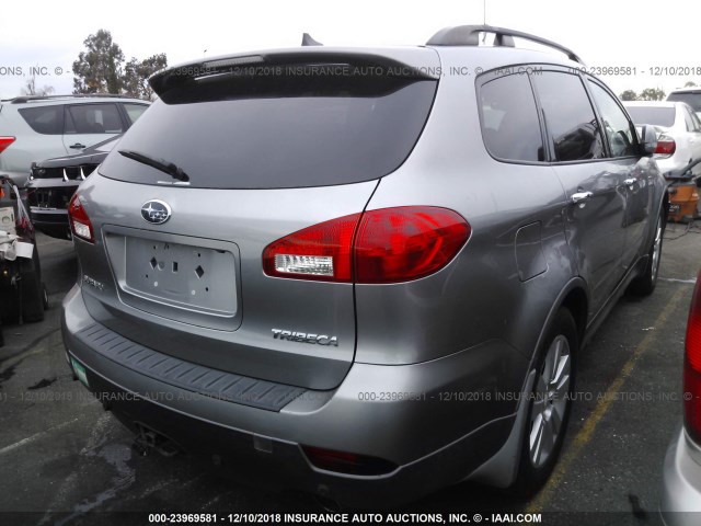 4S4WX90D084412979 - 2008 SUBARU TRIBECA LIMITED GRAY photo 4