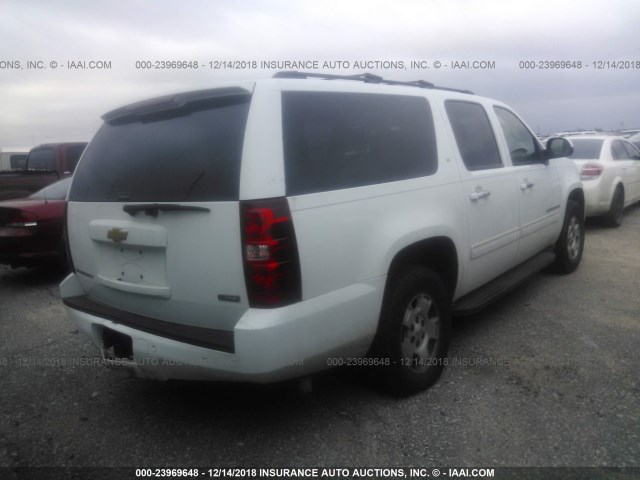 1GNFC26019R274974 - 2009 CHEVROLET SUBURBAN C1500 LT WHITE photo 4