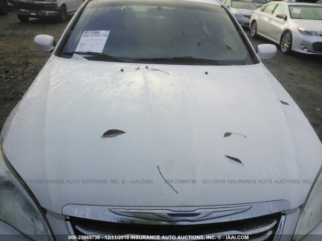 1C3CCBAB3CN292044 - 2012 CHRYSLER 200 LX WHITE photo 6