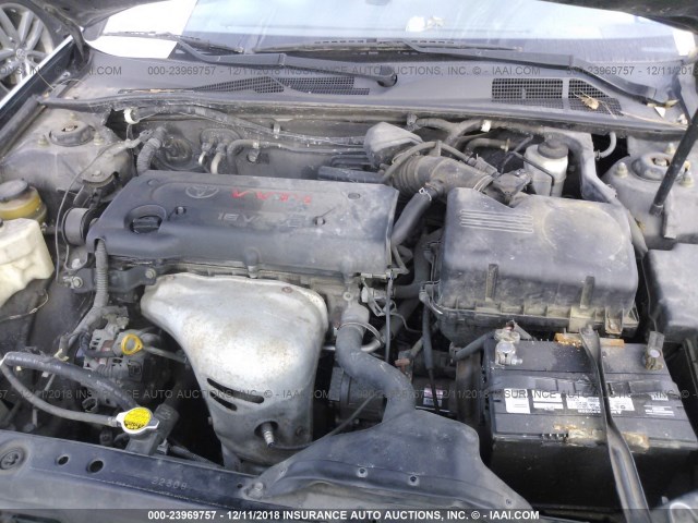 4T1BE32K34U265807 - 2004 TOYOTA CAMRY LE/XLE/SE BLACK photo 10