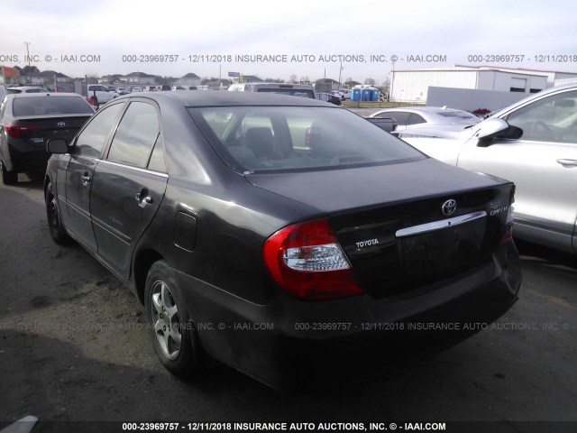 4T1BE32K34U265807 - 2004 TOYOTA CAMRY LE/XLE/SE BLACK photo 3