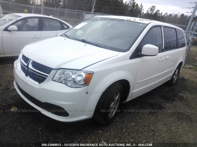 2D4RN3DG8BR602920 - 2011 DODGE GRAND CARAVAN MAINSTREET WHITE photo 2