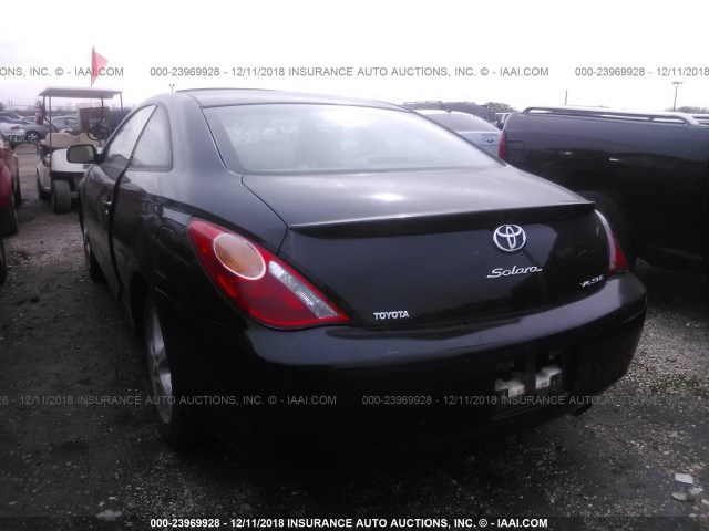 4T1CA38P04U012172 - 2004 TOYOTA CAMRY SOLARA SE/SLE BLACK photo 3
