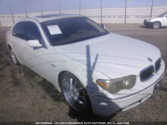 WBAGN63483DR15349 - 2003 BMW 745 LI WHITE photo 1