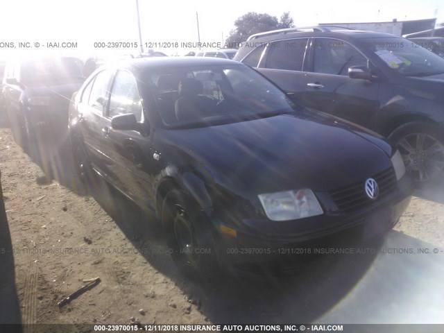 3VWSK69M52M148430 - 2002 VOLKSWAGEN JETTA GLS BLACK photo 1