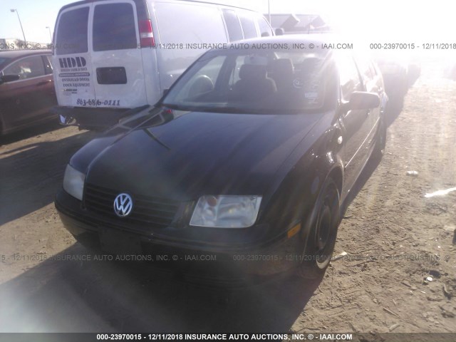 3VWSK69M52M148430 - 2002 VOLKSWAGEN JETTA GLS BLACK photo 6