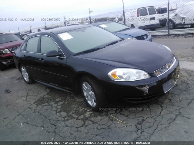 2G1WB5E33E1167803 - 2014 CHEVROLET IMPALA LIMITED LT BLACK photo 1