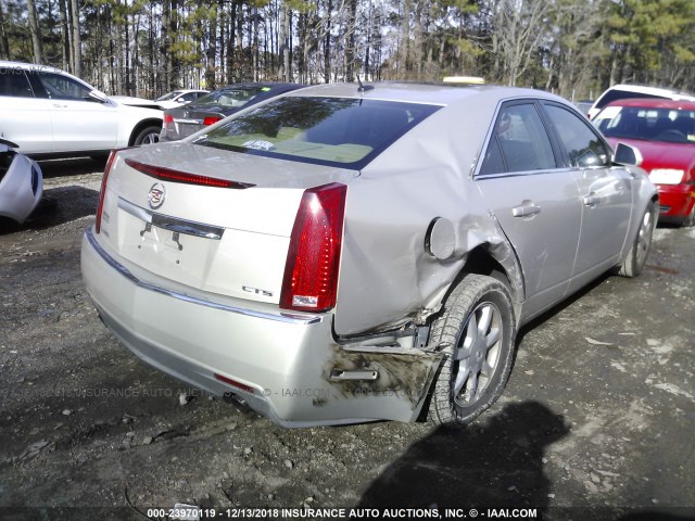 1G6DR57V380150947 - 2008 CADILLAC CTS HI FEATURE V6 GOLD photo 4