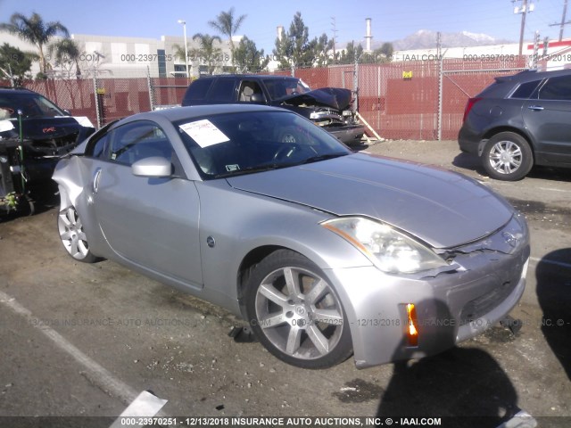 JN1AZ34D94T164900 - 2004 NISSAN 350Z COUPE SILVER photo 1