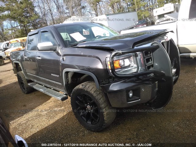 3GTU2VEC5EG395520 - 2014 GMC SIERRA K1500 SLT BLACK photo 1