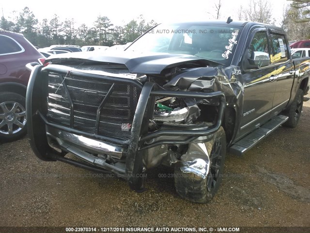 3GTU2VEC5EG395520 - 2014 GMC SIERRA K1500 SLT BLACK photo 2