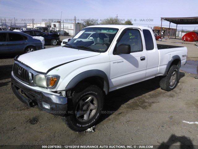 5TESN92N01Z837548 - 2001 TOYOTA TACOMA XTRACAB PRERUNNER WHITE photo 2