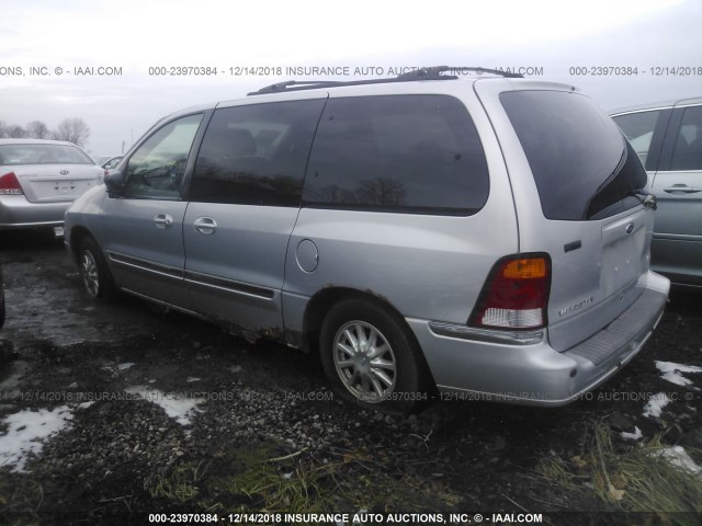 2FMZA5243YBC10678 - 2000 FORD WINDSTAR SE SILVER photo 3