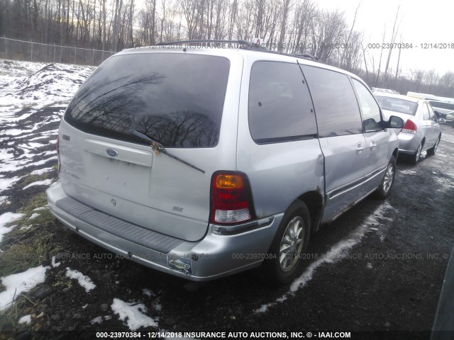 2FMZA5243YBC10678 - 2000 FORD WINDSTAR SE SILVER photo 4