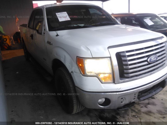 1FTFX1CT6BFA55926 - 2011 FORD F150 SUPER CAB WHITE photo 6