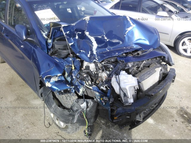 KMHCT5AE1GU247215 - 2016 HYUNDAI ACCENT SE BLUE photo 6