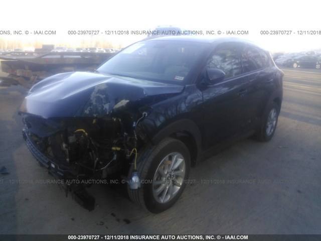 KM8J3CA42GU142850 - 2016 HYUNDAI TUCSON LIMITED/SPORT AND ECO/SE BLACK photo 2