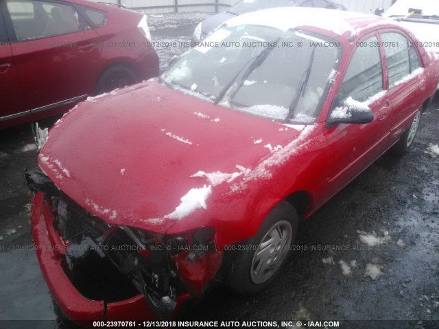 3FAFP13P41R149698 - 2001 FORD ESCORT RED photo 2