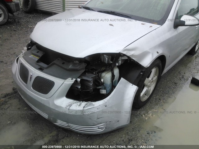 1G2AS18H197122826 - 2009 PONTIAC G5 SILVER photo 6