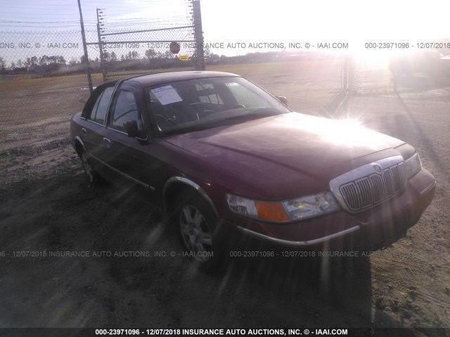 2MEFM74W41X629798 - 2001 MERCURY GRAND MARQUIS GS BURGUNDY photo 1