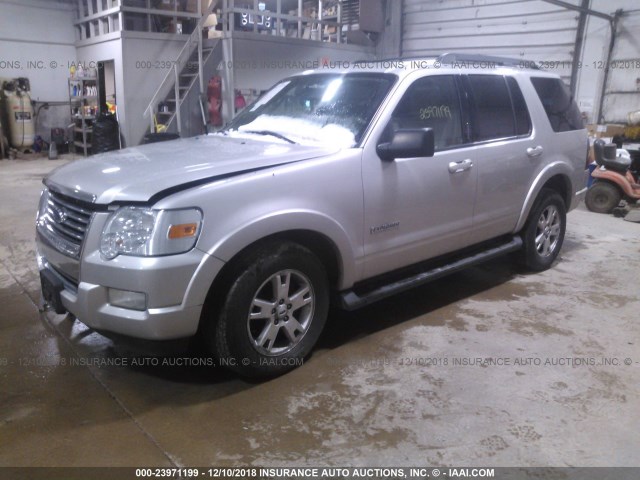 1FMEU73EX7UB25869 - 2007 FORD EXPLORER XLT SILVER photo 2