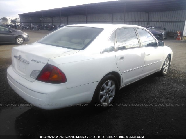 4T1BF12BXVU171815 - 1997 TOYOTA AVALON XL/XLS WHITE photo 4