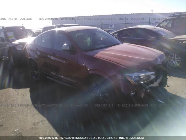 5UXXW7C53J0W63964 - 2018 BMW X4 XDRIVEM40I RED photo 1