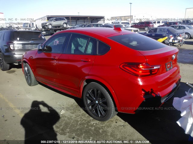 5UXXW7C53J0W63964 - 2018 BMW X4 XDRIVEM40I RED photo 3