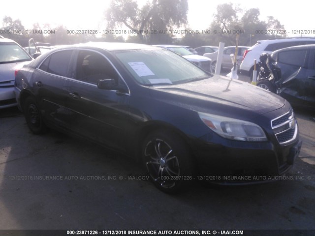 1G11B5SA2DF145022 - 2013 CHEVROLET MALIBU LS BLACK photo 1