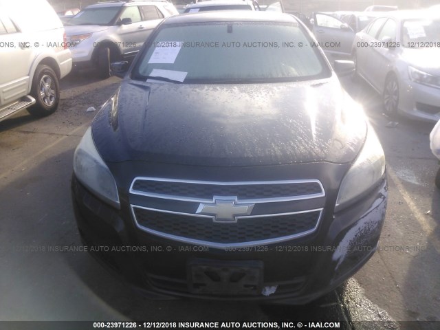 1G11B5SA2DF145022 - 2013 CHEVROLET MALIBU LS BLACK photo 6