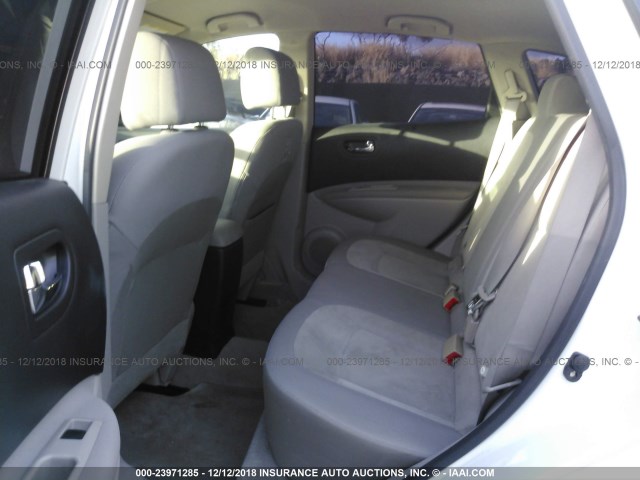 JN8AS5MT0AW023734 - 2010 NISSAN ROGUE S/SL/KROM WHITE photo 8