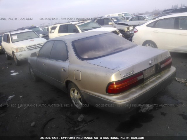 JT8GK13T1S0120783 - 1995 LEXUS ES 300 GOLD photo 3