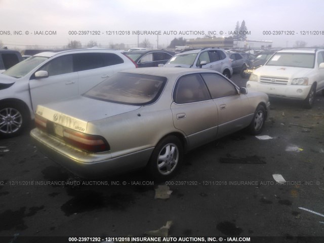 JT8GK13T1S0120783 - 1995 LEXUS ES 300 GOLD photo 4