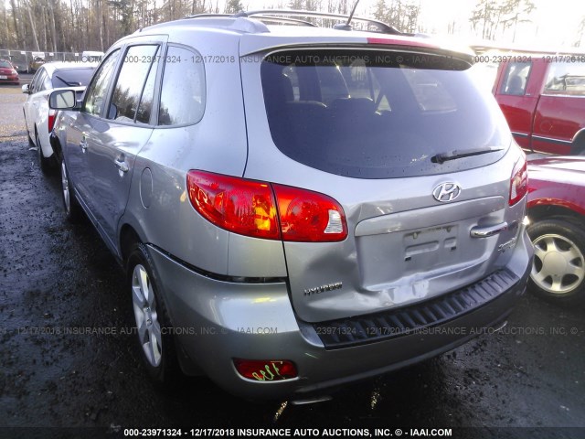 5NMSH73E08H223572 - 2008 HYUNDAI SANTA FE SE/LIMITED GRAY photo 3