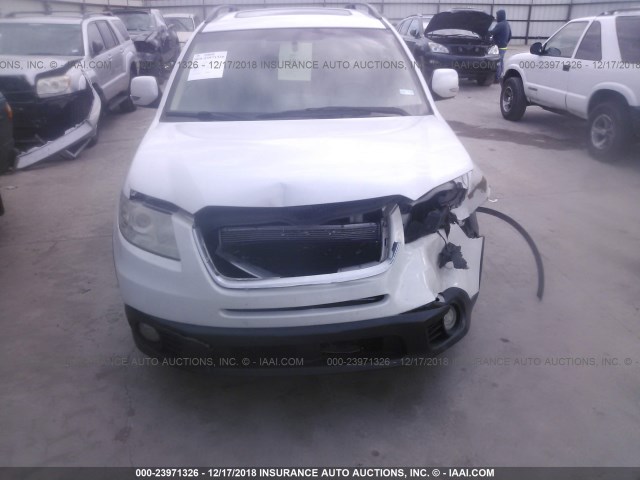 4S4WX92DX84414896 - 2008 SUBARU TRIBECA LIMITED WHITE photo 6