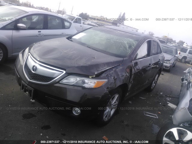 5J8TB4H57EL009638 - 2014 ACURA RDX TECHNOLOGY BROWN photo 2