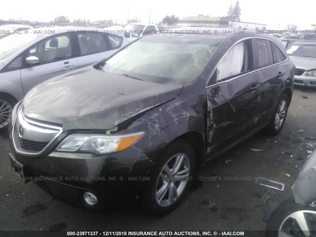 5J8TB4H57EL009638 - 2014 ACURA RDX TECHNOLOGY BROWN photo 6