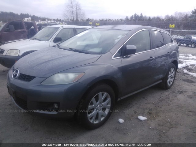 JM3ER29L380205206 - 2008 MAZDA CX-7 GRAY photo 2