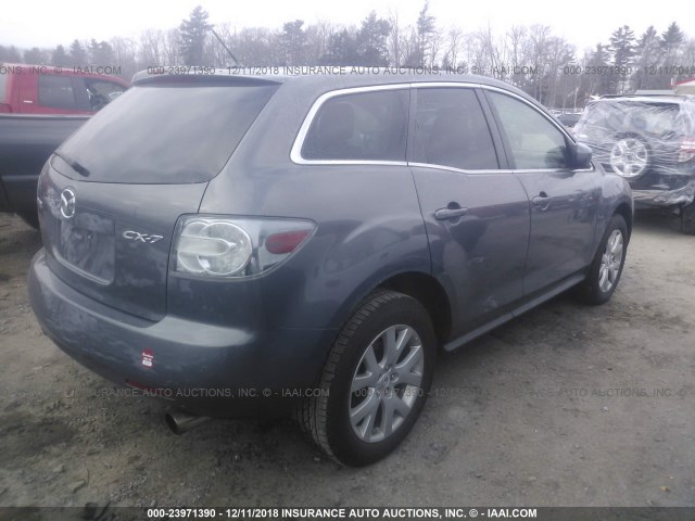 JM3ER29L380205206 - 2008 MAZDA CX-7 GRAY photo 4