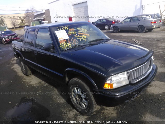 1GTDT13W62K149258 - 2002 GMC SONOMA BLACK photo 1