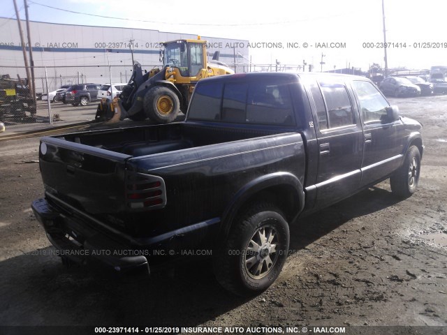 1GTDT13W62K149258 - 2002 GMC SONOMA BLACK photo 4