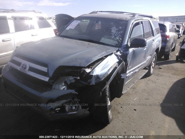 JTEBU14R750064339 - 2005 TOYOTA 4RUNNER SR5/SPORT BLUE photo 6