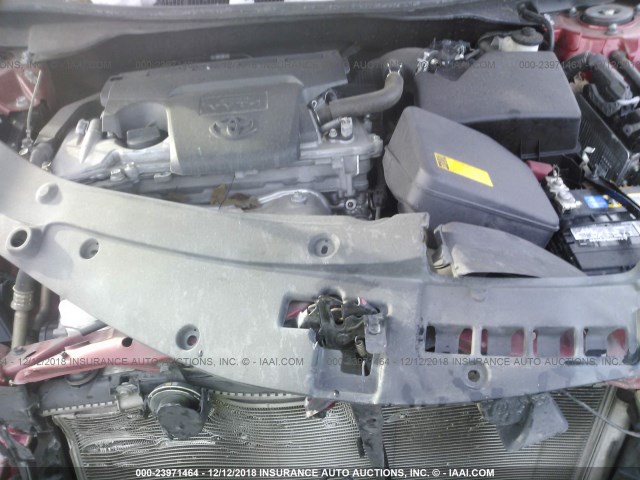 4T1BF1FK2EU848866 - 2014 TOYOTA CAMRY L/SE/LE/XLE 红色 照片 10