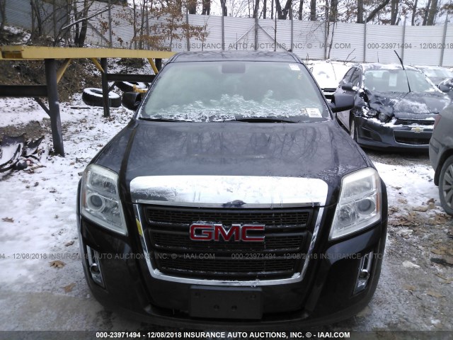 2GKFLREKXC6170432 - 2012 GMC TERRAIN SLE BLACK photo 6