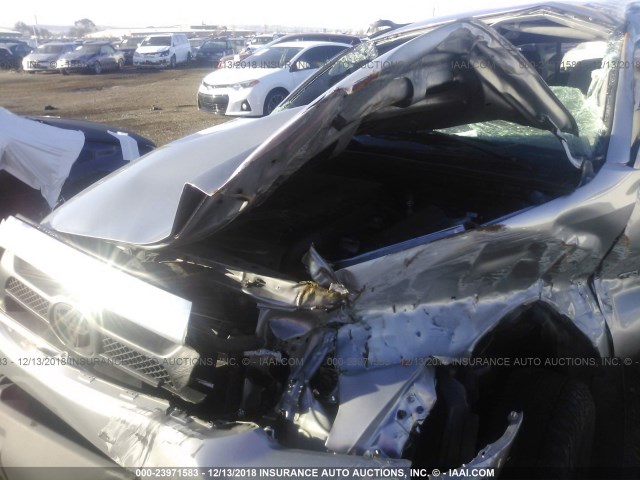 5TFJU4GN2EX063763 - 2014 TOYOTA TACOMA DOUBLE CAB PRERUNNER GRAY photo 10