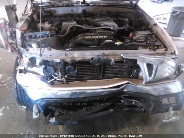 5TEHN72N62Z133273 - 2002 TOYOTA TACOMA DOUBLE CAB 金色 照片 10