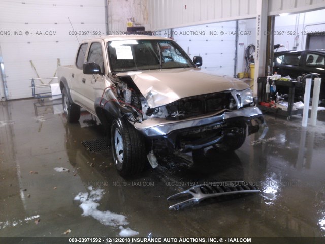 5TEHN72N62Z133273 - 2002 TOYOTA TACOMA DOUBLE CAB 金色 照片 6